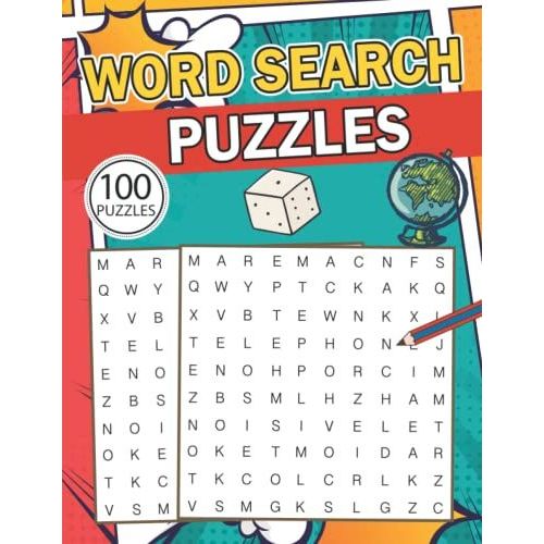 100 Word Search Puzzles