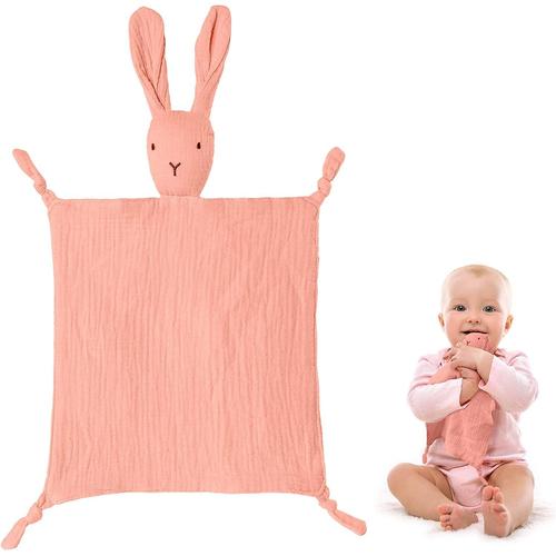 Doudou pour bébé - Lapin - Doudou - Couverture pour bébé - Couverture  confortable pour nouveau-né et tout-petits - Cadeau pour garçon et fille