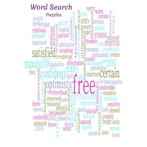 Word Search Puzzles: Kind Words Cover Word Find Book