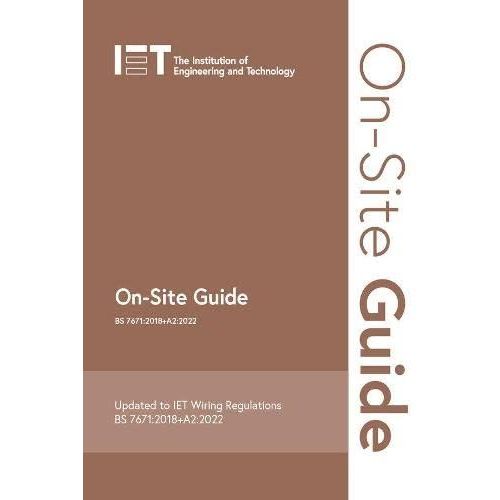 On-Site Guide (Bs 7671:2018+A2:2022)
