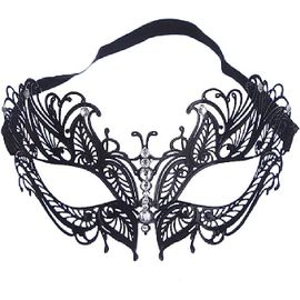 Masque Métal Magnifique Confortable Délicat Monter Le Visage Masque Femme Loup Pour Fête Carnaval Soirée