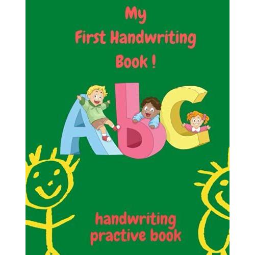 My First Handwriting Book: Handwriting Practice Book