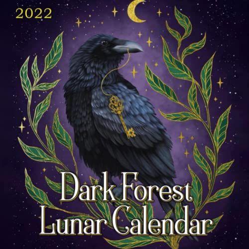 Dark Forest 2022 Lunar Calendar: Explore Special Christmas Gift Inside Illustrated Zodiac Signs, Moon Phase Astrology | Squared Mini Planner Pictures ... Teens, Adults |Calendario Kalendar Calendrier