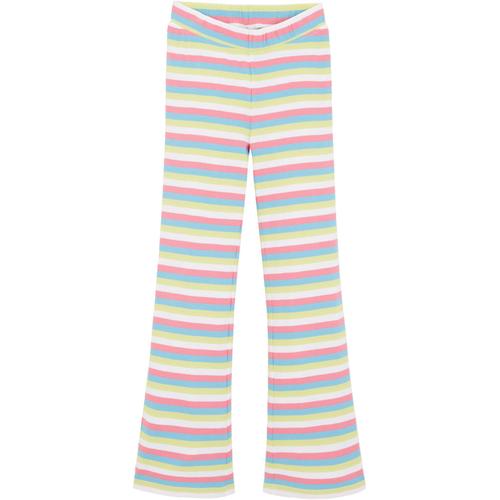 Pantalon Bootcut Côtelé En Coton Fille