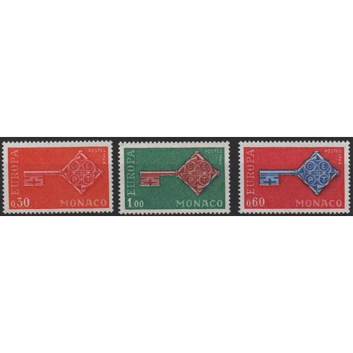 Monaco Timbres Europa 1968