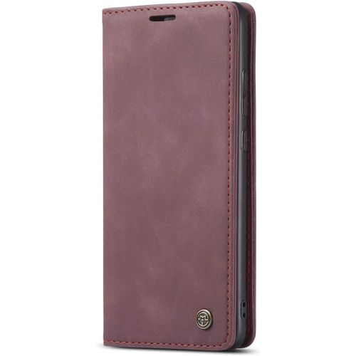 Coque Compatible Avec Huawei P Smart 2019/Honor 10 Lite,Coque Rabat Cuir Avec Magnetique,Housse Protection Portefeuille Tui Cartes Stand Fonction (Rouge)