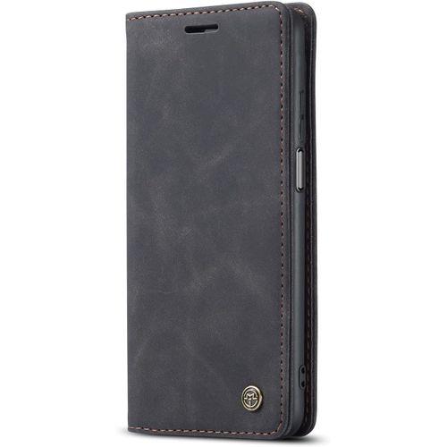 Coque Compatible Avec Xiaomi Redmi Note 10 5g,Coque Rabat Cuir Avec Magnetique,Housse Protection Portefeuille Tui Cartes Stand Fonction (Noir)