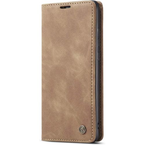 Coque Compatible Avec Huawei P Smart 2019/Honor 10 Lite,Coque Rabat Cuir Avec Magnetique,Housse Protection Portefeuille Tui Cartes Stand Fonction (Brun)