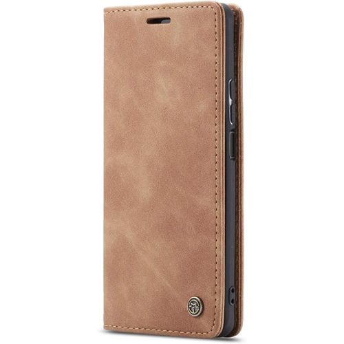 Coque Compatible Avec Huawei P40 Lite/Nova 7i/Nova 6 Se,Coque Rabat Cuir Avec Magnetique,Housse Protection Portefeuille Tui Cartes Stand Fonction (Brun)