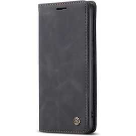 Coque Compatible Avec Xiaomi Mi 11 Lite,Coque Rabat Cuir Avec Magnetique,Housse Protection Portefeuille Tui Cartes Stand Fonction (Noir)