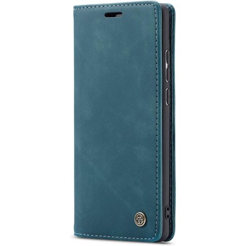 Coque Compatible Avec Samsung Galaxy A20e,Coque Rabat Cuir Avec Magnetique,Housse Protection Portefeuille Tui Cartes Stand Fonction (Bleu)