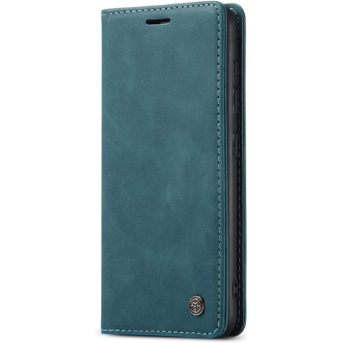 Coque Compatible Avec Samsung Galaxy S20 Ultra,Coque Rabat Cuir Avec Magnetique,Housse Protection Portefeuille Tui Cartes Stand Fonction (Bleu)