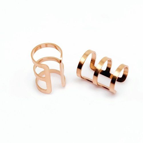 Boucles D'oreilles Faux Piercing En Acier Inoxydable,Clips Sur Oreilles,Boucles D'oreilles Insolites Pour Adolescents Et Hommes,Boucles D'oreilles Sur Cartilage Pour Femme,2 Pcs