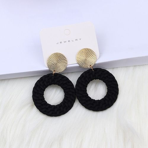 Boucles D'oreilles Clip En Acrylique Pour Femmes,Bijoux Ronds Coréens,Mignon,Sans Piercing,Document De Bonbons,11 Documents