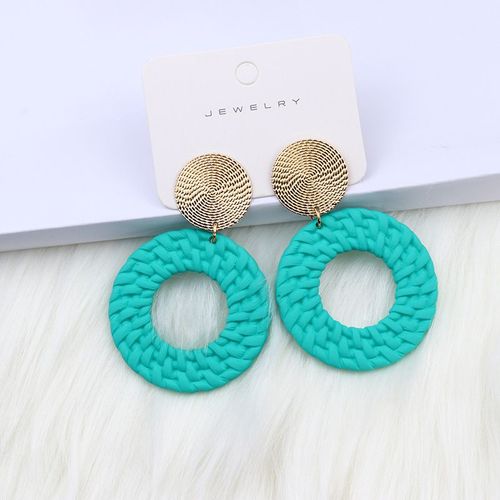 Boucles D'oreilles Clip En Acrylique Pour Femmes,Bijoux Ronds Coréens,Mignon,Sans Piercing,Document De Bonbons,11 Documents