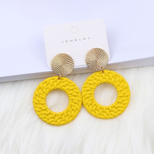 Boucles D'oreilles Clip En Acrylique Pour Femmes,Bijoux Ronds Coréens,Mignon,Sans Piercing,Document De Bonbons,11 Documents
