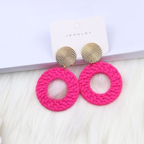 Boucles D'oreilles Clip En Acrylique Pour Femmes,Bijoux Ronds Coréens,Mignon,Sans Piercing,Document De Bonbons,11 Documents