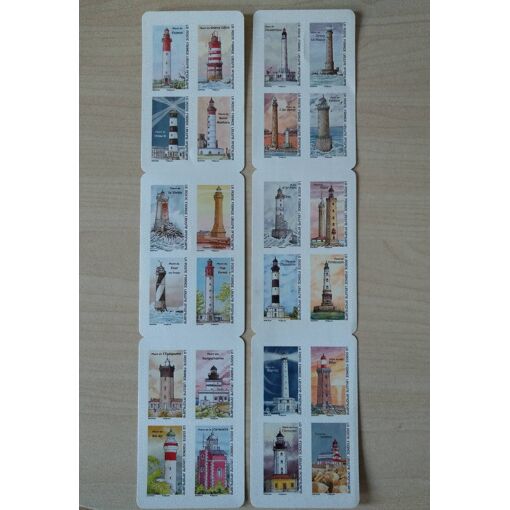 Lot de 12 timbres lettre prioritaire France / Carnet de timb