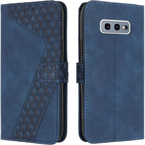 Coque Pour Samsung Galaxy S10e, Tui Tlphone Samsung S10e, Etui Protection Housse Premium En Cuir Pu Portefeuille Pochette Flip Case [Magntique] Etui Rabat Pour Galaxy S10e (Bleu)
