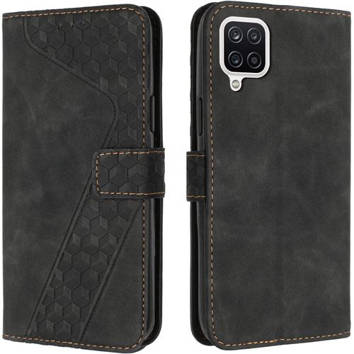 Coque Pour Samsung Galaxy A22 4g/M32 4g, Tui Tlphone Samsung A22 4g/M32 4g, Etui Protection Housse Premium En Cuir Pu Portefeuille Pochette Flip Case [Magntique] Etui Rabat (Noir)