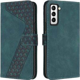 Coque Pour Samsung Galaxy S21 Plus, Tui Tlphone Samsung S21 Plus, Etui Protection Housse En Cuir Pu Portefeuille Pochette Flip Case [Magntique] Etui Rabat Pour Galaxy S21 Plus (Vert)
