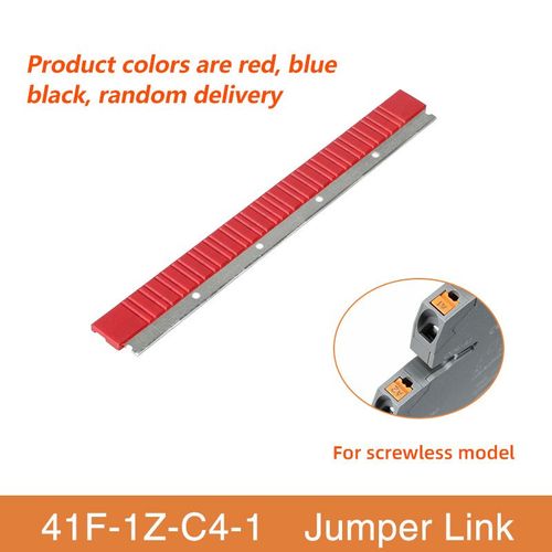 FCGK-Module de relais à semi-conducteurs à interface mince,contrôle CC,rail DIN SSR mince,contrôle CC,rivière F-1Z-C2,rail C4 - Type C4 Jumper Link