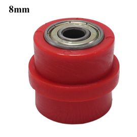 Joroller-Guide De Curseur De Roue De Poulie De Vélo,Tendeur Pour Street Endflats,Moto,Motocross,Rl,Crf,Cr,Poly,Yz,Wr,8mm,10mm - Type 8mm-Red