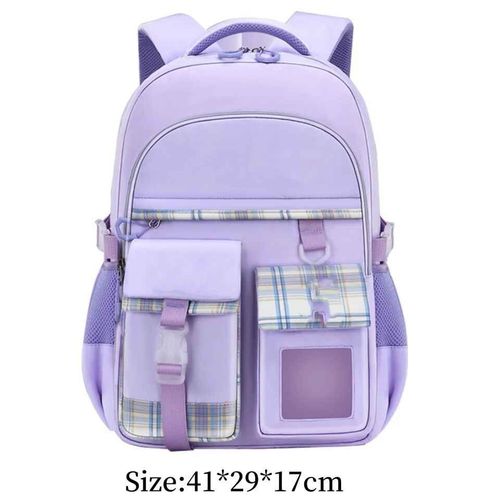Sac à dos imperméable léger pour enfants,grande capacité,protection de la colonne vertébrale,école primaire,filles