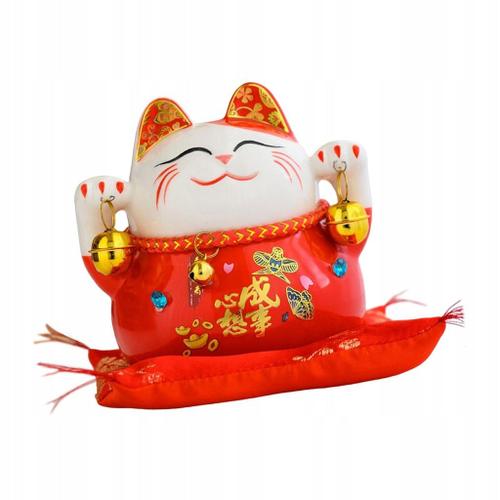 Tirelire chat porte-bonheur de style chinois