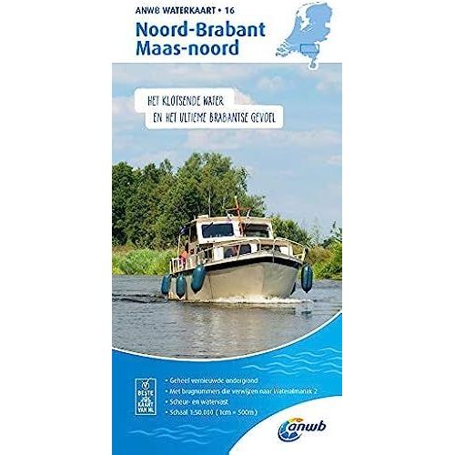 Noord-Brabant/Maas-Noord 1:50 000 Waterkaart