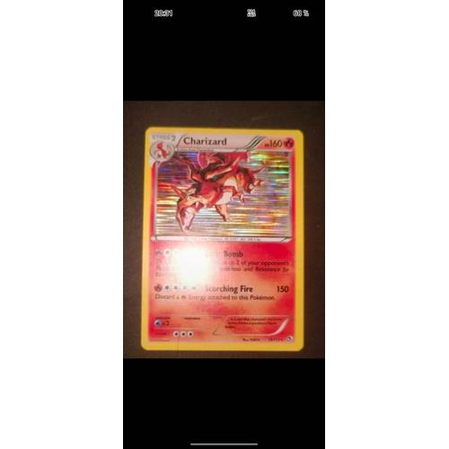 Carte Pokémon Charizard Legendary Treasures Holo
