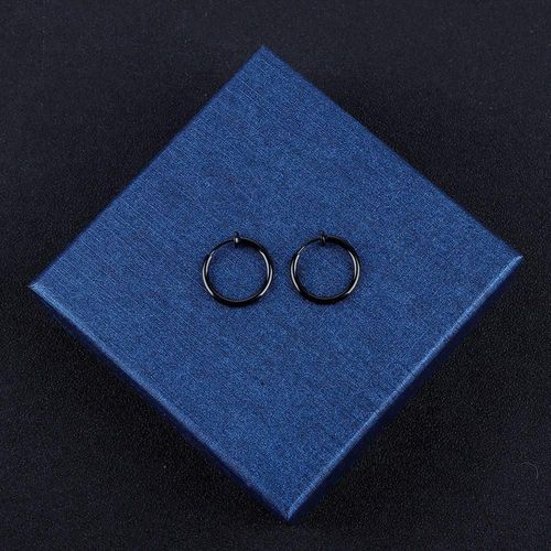 Boucles D'oreilles Clip Furtives Pour Femmes Et Hommes,Crochet Sans Piercing,Bijoux Fantaisie,Sans Trou,Punk,Hip-Hop,Populaire,1 Pièce