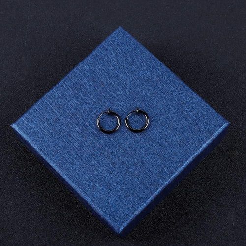 Boucles D'oreilles Clip Furtives Pour Femmes Et Hommes,Crochet Sans Piercing,Bijoux Fantaisie,Sans Trou,Punk,Hip-Hop,Populaire,1 Pièce