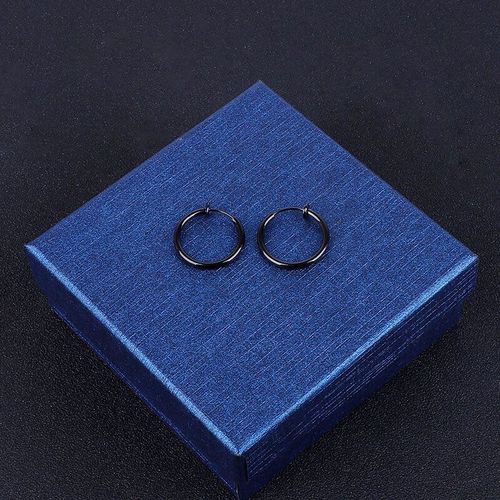 Boucles D'oreilles Clip Furtives Pour Femmes Et Hommes,Crochet Sans Piercing,Bijoux Fantaisie,Sans Trou,Punk,Hip-Hop,Populaire,1 Pièce