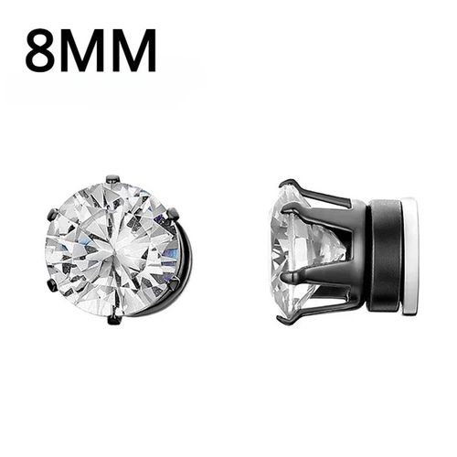 Boucles D'oreilles Magnétiques En Clip Pour Homme Et Femme,Punk Rond,Bijoux Non Piercing,1 Paire