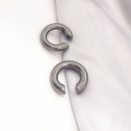 Faux Piercing Classique En Acier Inoxydable Pour Femme,Réinitialisation Rond,Boucles D'oreilles,Manchette D'oreille,Cadeau Bijoux Coeur,Nouvelle Mode,2024