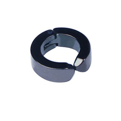 Réinitialisation D'oreille En Acier Inoxydable Pour Hommes Et Femmes,Faux Piercing,Boucles D'oreilles Rondes Circulaires,Style Punk Et Rock,Bijoux Cadeaux,Mode