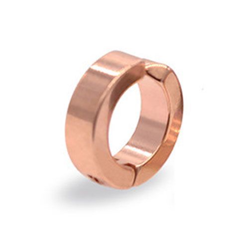 Réinitialisation D'oreille En Acier Inoxydable Pour Hommes Et Femmes,Faux Piercing,Boucles D'oreilles Rondes Circulaires,Style Punk Et Rock,Bijoux Cadeaux,Mode