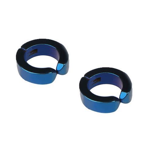 Réinitialisation D'oreille En Acier Inoxydable Pour Hommes Et Femmes,Faux Piercing,Boucles D'oreilles Rondes Circulaires,Style Punk Et Rock,Bijoux Cadeaux,Mode