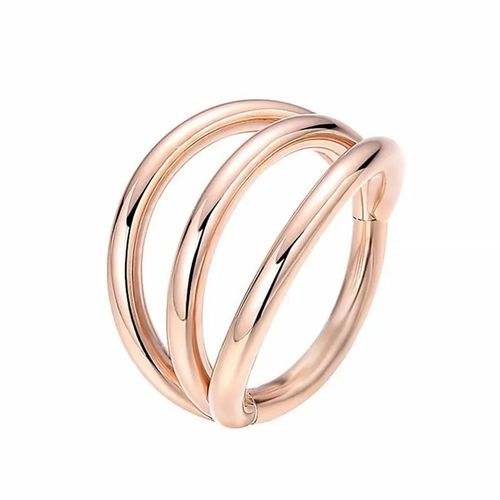 Boucles D'oreilles À Charnière En Acier Inoxydable Pour Homme Et Femme,Bijoux De Piercing,Septum,Antarctique,Daith,Helix,Cartilage,Tragus,3 Couches,1 Pièce