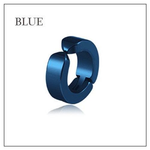 Boucles D'oreilles Clip Non Percées Pour Hommes Et Femmes,Faux Piercing,Clip D'oreille Non Ichi,Bijoux Punk Street Pop