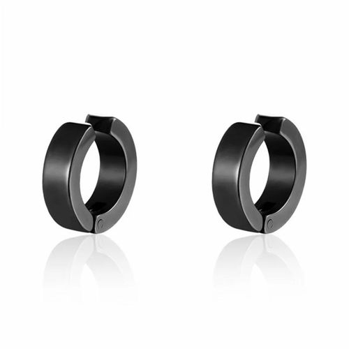 Boucle D'oreille Manchette En Acier Inoxydable,Boucle D'oreille Non Perçante,Clip De Boucle D'oreille,Faux Cerceau De Boucle D'oreille Piercing,Mode Sion L,2 Pièces