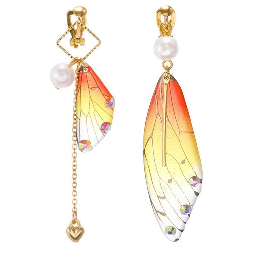 Boucles D'oreilles À Clip Non Percées Pour Filles Et Femmes,Style Coréen,Émail Frais,Bleu,Étoile,Lune,Planète,Cercle,Cadeau De Fête