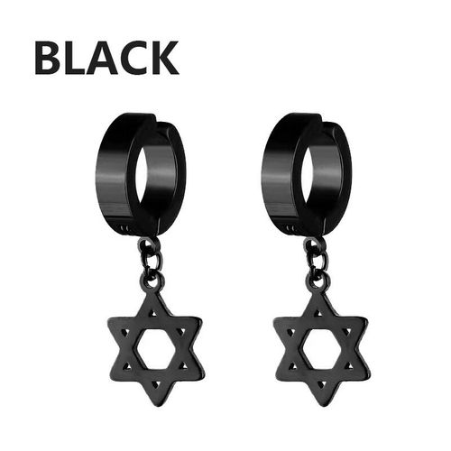 Réinitialisation D'oreille Pendentif Croix Pour Hommes Et Femmes,Boucles D'oreilles Non Perçantes,Fausses Boucles D'oreilles,Cadeau De Bijoux,Mode,1 Paire