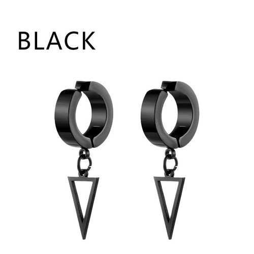 Réinitialisation D'oreille Pendentif Croix Pour Hommes Et Femmes,Boucles D'oreilles Non Perçantes,Fausses Boucles D'oreilles,Cadeau De Bijoux,Mode,1 Paire