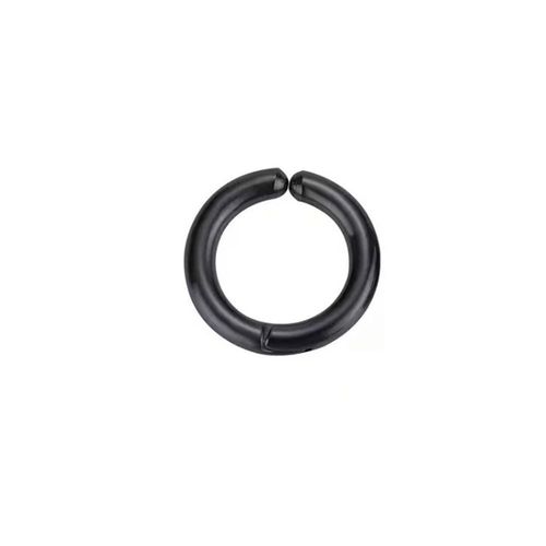 Boucles D'oreilles Clip Rondes De Style Punk Pour Hommes Et Femmes,Mancommuniste D'oreille En Acier Au Titane,Boucle D'oreille Gothique Hip Hop,Sans Piercing,1pc