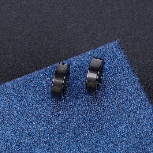 Faux Boucles D'oreilles À Clip Pour Hommes Et Femmes,1 Pièce,Sans Piercing,Boucle D'oreille,Clip,Sans Piercing,Street Pop,Punk,Bijoux