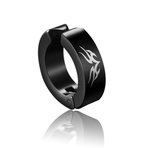 Boucles D'oreilles Clip Croix Classique En Acier Inoxydable Pour Femmes Et Hommes,Manchette Sans Trou D'oreille,Piercing Punk,Bijoux Cadeaux,Mode,2 Pièces