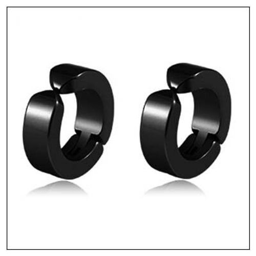 Boucles D'oreilles Clip Croix Classique En Acier Inoxydable Pour Femmes Et Hommes,Manchette Sans Trou D'oreille,Piercing Punk,Bijoux Cadeaux,Mode,2 Pièces