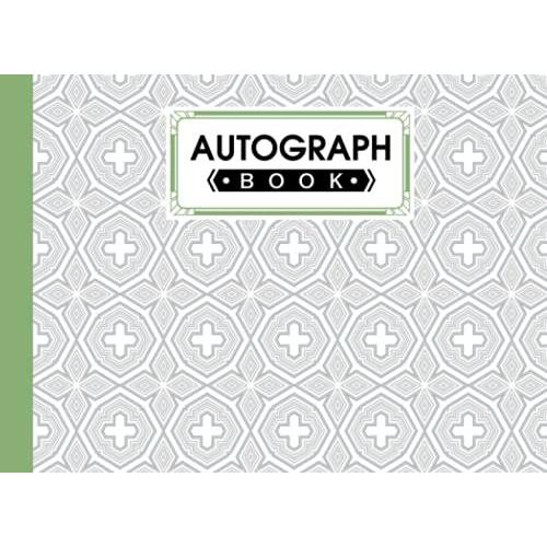 Autograph Book: Kaleidoscopes Cover | Memory Book, Signature Celebrity Memorabilia Album Gift, Size 8.25" X 6" By Barbara Foreman